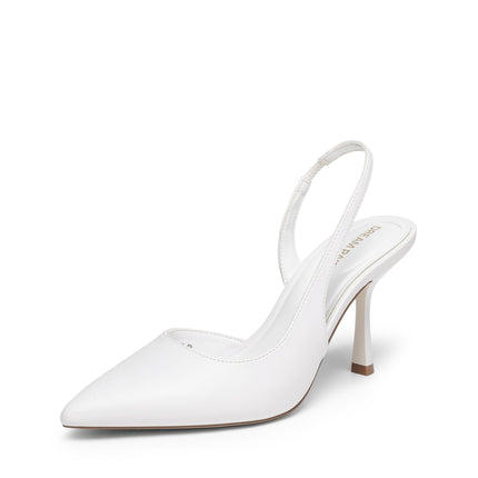 DREAM PAIRS Women's Slingback Court Shoes | Lace Kitten High Heels, D'Orsay Stiletto Heel, Comfortable Elegant Party Bridal Shoes