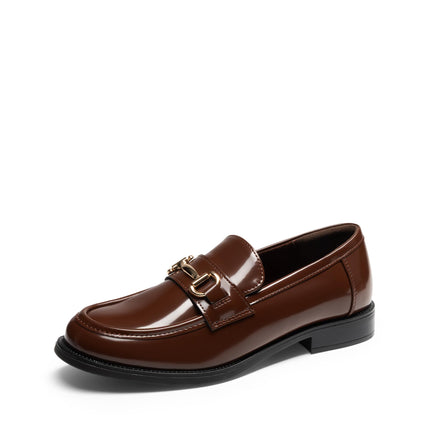 DREAM PAIRS Penny Loafer Women's Moccasin Slippers | Classic style, comfortable PU or patent leather, soft lining, comfortable 4 mm sole, non-slip TPR sole, for every season