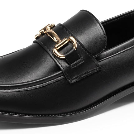 DREAM PAIRS Penny Loafer Women's Moccasin Slippers | Classic style, comfortable PU or patent leather, soft lining, comfortable 4 mm sole, non-slip TPR sole, for every season