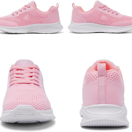 Women's Trainers, Sports Shoes, Running Shoes, Trainers, Tennis, Running, Walking Shoes, Street Running Shoes, Fashion, Lightweight, Breathable, Outdoor Shoes, Red, EU 39 / UK 6