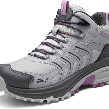 NORTIV 8 Women's Hiking Boots | 4-IN-1 Rebound Tech Leicht Wasserdicht Outdoor Trekking Rutschfest Bequem Knöchel Atmungsaktiv Boot für Camping Reisen