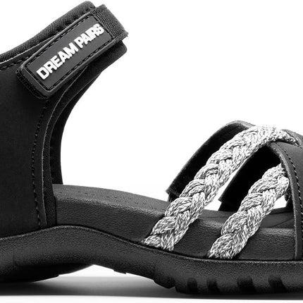 DREAM PAIRS Women's Sports Sandals with Padded EVA Footbed & Non-Slip Rubber Sole, Breathable Outdoor Sandals for Beach, Hiking & Everyday Use