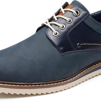 Bruno Marc Men's Lace-Up Shoes | Business suit shoes leisure derby casual shoes