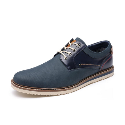 Bruno Marc Men's Lace-Up Shoes | Business suit shoes leisure derby casual shoes