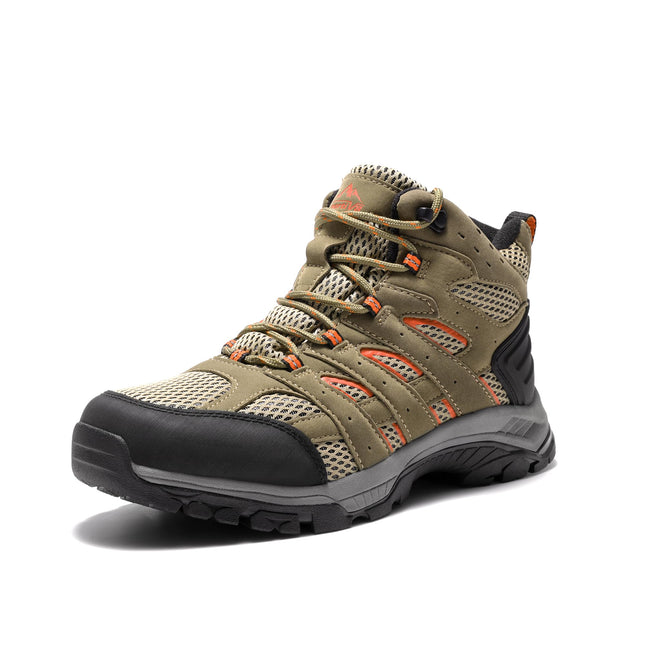 NORTIV 8 Women's Hiking Shoes, Trekking Shoes | Mesh upper breathable supportive heel outdoor shoes non-slip rubber outsole hiking boots hiking boots