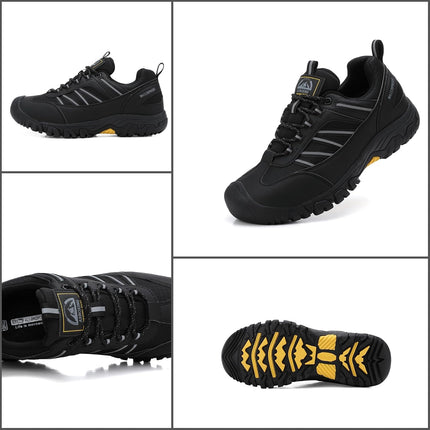 AX BOXING Hiking Shoes Men's Waterproof Trekking Shoes Low Outdoor Shoes Toe Cap for Trekking Hiking Camping 41-46 EU