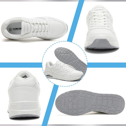 AX BOXING Shoes Men's Trainers Lightweight Casual Shoes Fashion Men's Shoes Sports Shoes Leather Walking Shoes Size 41-46 EU