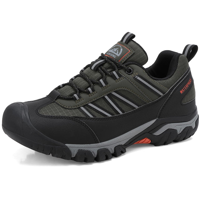 AX BOXING Hiking Shoes Men's Waterproof Trekking Shoes Low Outdoor Shoes Toe Cap for Trekking Hiking Camping 41-46 EU