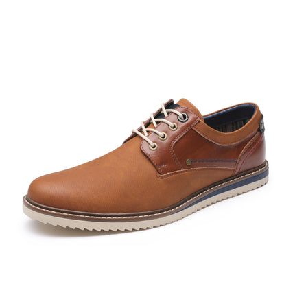 Bruno Marc Men's Lace-Up Shoes | Business suit shoes leisure derby casual shoes