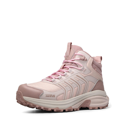 NORTIV 8 Women's Hiking Boots | 4-IN-1 Rebound Tech Leicht Wasserdicht Outdoor Trekking Rutschfest Bequem Knöchel Atmungsaktiv Boot für Camping Reisen