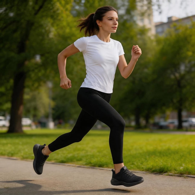 Damen Turnschuhe Laufschuhe Sportschuhe rutschfeste Sohle Fitnessschuhe für Jogging Gym & Streetwear Leicht zu Reinigen & Pflegeleicht Moderne Freizeitschuhe für jeden Tag