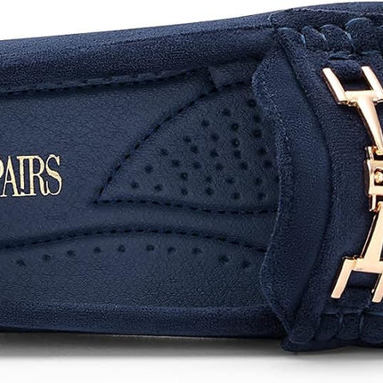 DREAM PAIRS Loafer Women's Comfortable Moccasins Slippers | Soft insole, flexible TPR sole, lightweight, non-slip, comfortable fit, classic look, for everyday use and office