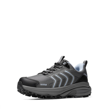 NORTIV 8 Armadillo FieldLite Women's Lightweight Hiking Shoes | 4-in-1 rebound technology waterproof for all day comfort non-slip outdoor trekking camping fashionable sneakers