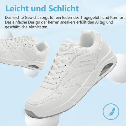 AX BOXING Shoes Men's Trainers Lightweight Casual Shoes Fashion Men's Shoes Sports Shoes Leather Walking Shoes Size 41-46 EU