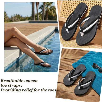 AX BOXING Flip Flops Women's Toe Separator Sandals Summer Flip Flops Comfortable Mules Beach Non-Slip EU 36-41