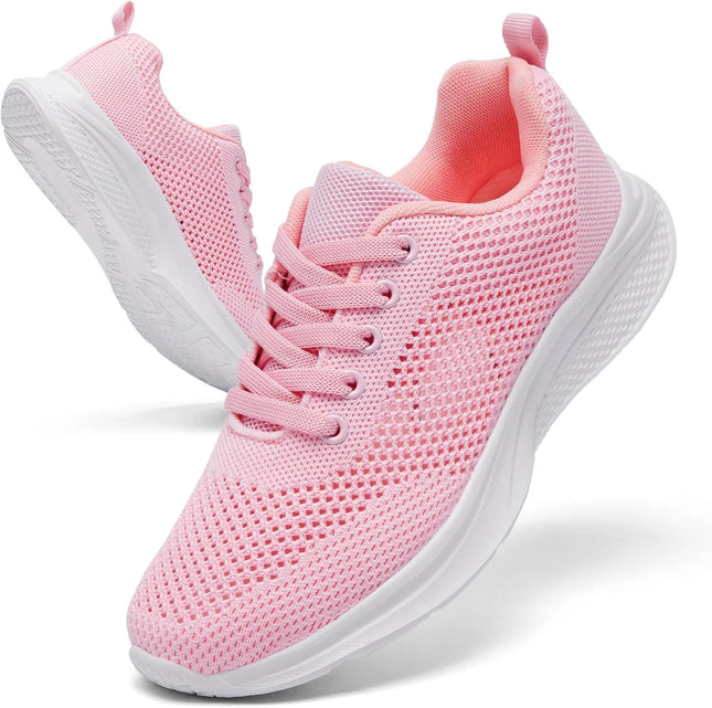 Women's Trainers, Sports Shoes, Running Shoes, Trainers, Tennis, Running, Walking Shoes, Street Running Shoes, Fashion, Lightweight, Breathable, Outdoor Shoes, Red, EU 39 / UK 6