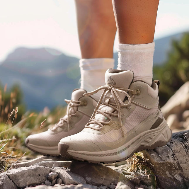NORTIV 8 Women's Hiking Boots Trekking Shoes | Water-repellent, non-slip, stylish, versatile hiking shoes for women, hiking, walking for leisure activities
