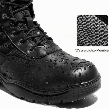 NORTIV 8 Men's Military Tactical Work Boots | Durable water resistant non-slip arch leather motorcycle combat boots combat boots combat boots hiking shoes