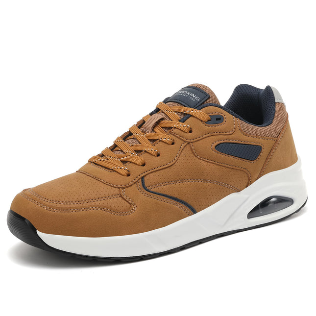 AX BOXING Shoes Men's Trainers Lightweight Casual Shoes Fashion Men's Shoes Sports Shoes Leather Walking Shoes Size 41-46 EU
