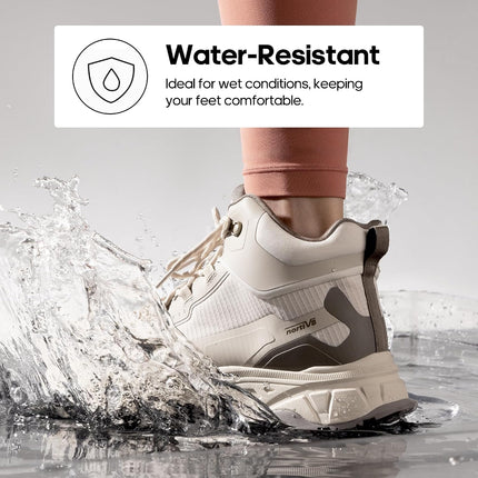 NORTIV 8 Women's Hiking Boots Trekking Shoes | Water-repellent, non-slip, stylish, versatile hiking shoes for women, hiking, walking for leisure activities