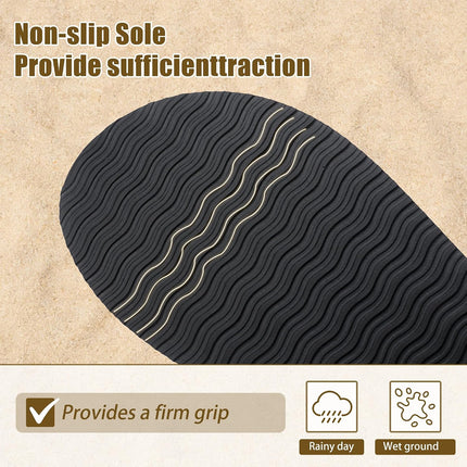 AX BOXING Flip Flops Men's Toe Separator Non-Slip Leather Flip Flops Sandals Beach Pool 41-46 EU