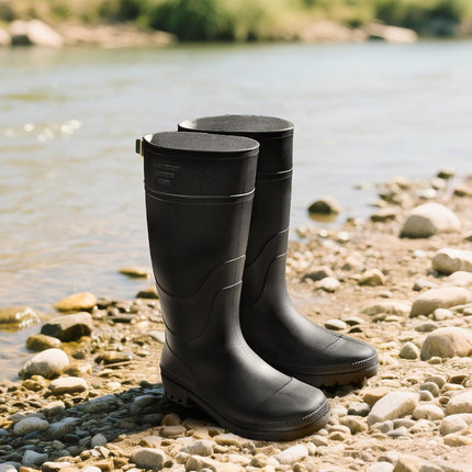 Bruno Marc Wellies Men's Half Height Work Shoes Waterproof Rain Boots for Gardening Dog Walks Car Washing