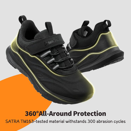 DREAM PAIRS Unsex Children's Trainers Running Shoes | Wear-resistant waterproof trainers girls boys sports shoes with fastener