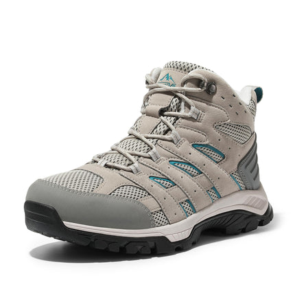 NORTIV 8 Women's Hiking Shoes, Trekking Shoes | Mesh upper breathable supportive heel outdoor shoes non-slip rubber outsole hiking boots hiking boots