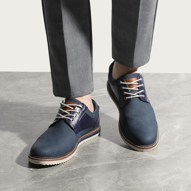 Bruno Marc Men's Lace-Up Shoes | Business suit shoes leisure derby casual shoes