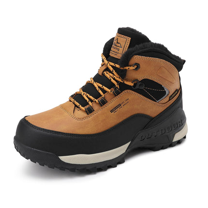AX BOXING Winter Shoes Boys Hiking Shoes Lined Snow Boots Children Warm Lining Trekking Shoes Non-Slip Winter Boots Outdoor EU 34-40
