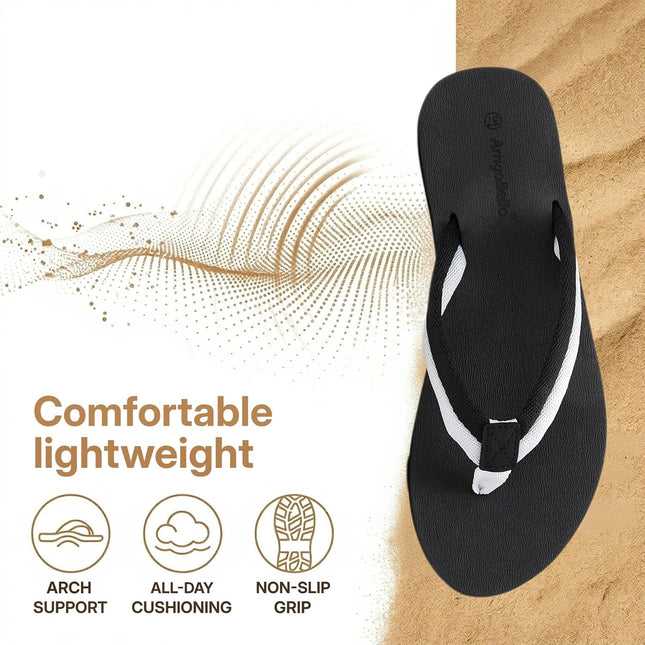 AX BOXING Flip Flops Women's Toe Separator Sandals Summer Flip Flops Comfortable Mules Beach Non-Slip EU 36-41