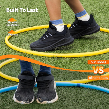 DREAM PAIRS Unsex Children's Trainers Running Shoes | Wear-resistant waterproof trainers girls boys sports shoes with fastener