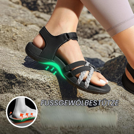 DREAM PAIRS Women's Sports Sandals with Padded EVA Footbed & Non-Slip Rubber Sole, Breathable Outdoor Sandals for Beach, Hiking & Everyday Use